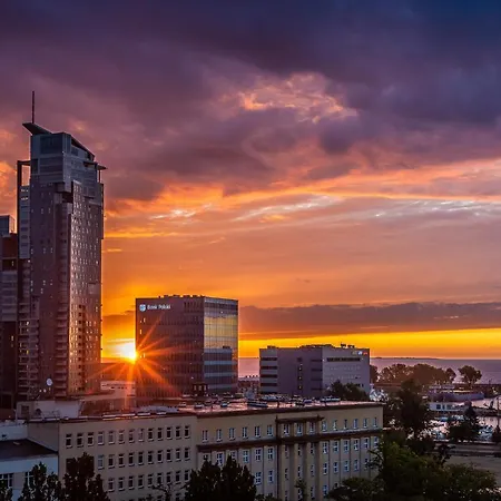 9th Floor Skwer Kosciuszki Z Widokiem Na Morze Appartement Gdynia