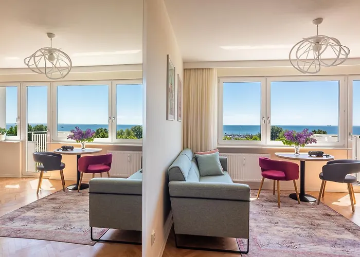 Apartamento 9th Floor Skwer Kosciuszki Z Widokiem Na Morze