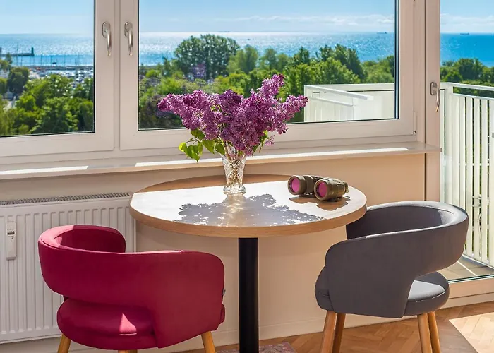 9th Floor Skwer Kosciuszki Z Widokiem Na Morze Apartamento Gdynia