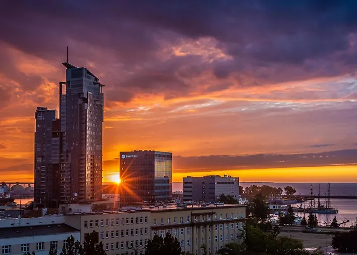 9th Floor Skwer Kosciuszki Z Widokiem Na Morze Apartamento Gdynia